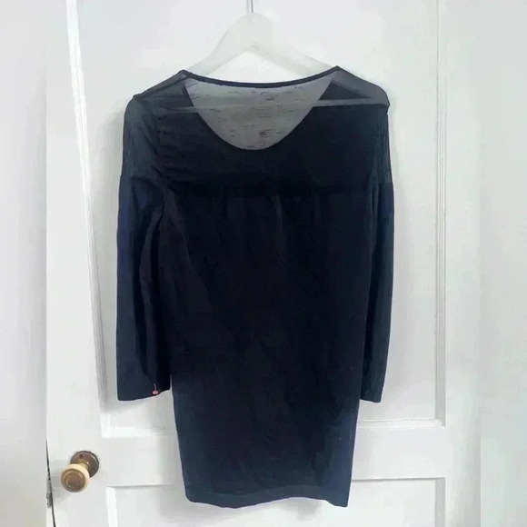 Wolford Sheer Panel Pullover Blouse - Picture 2 of 5